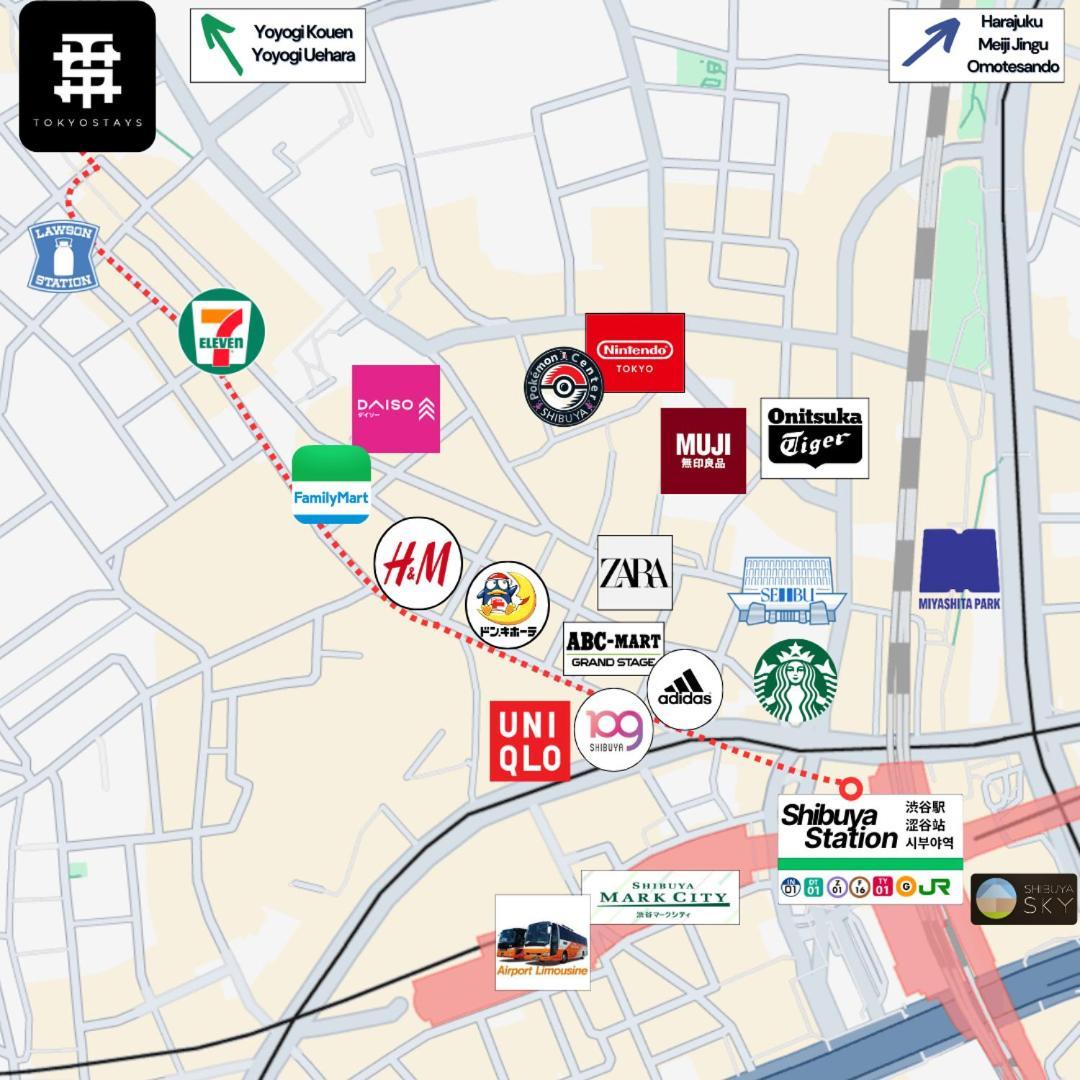 New! Downtown Shibuya Prime Unit, Perfect Location 东京